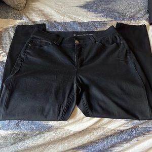 New York & Company High Waist Super Skinny Black Jeans